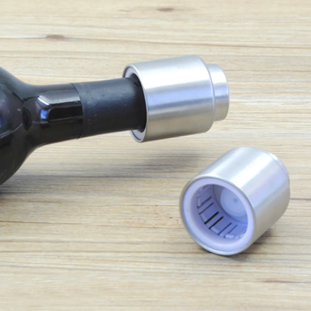 

Stainless Steel Vacuum Wine Bottle Stopper Sealed Storage High Quality Plug Liquor Flow Stopper Pour Cap