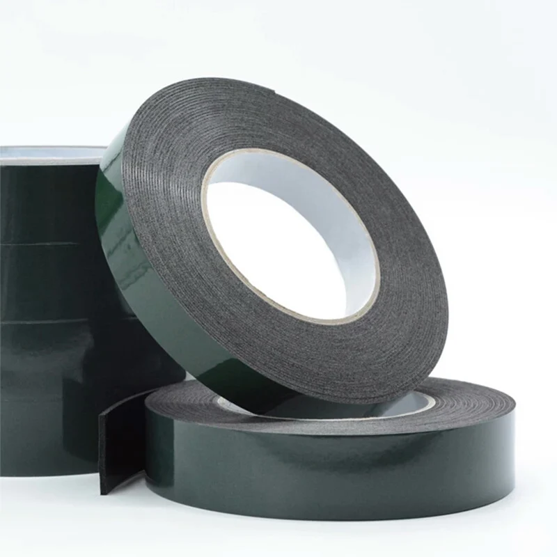 Foam Double Sided Hot Sale Popular Seamless Self Adhesive Tape 5-50mm Black Green Film Permanent High Quality 1Roll 10m | Обустройство
