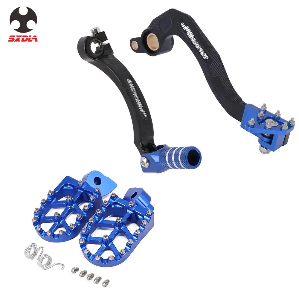 

Motorcycle Brake Shifter Shift Pedal Lever Foot Pegs Footpegs Footrests For Yamaha YZ250F YZ450F WR250F WR450F YZ WR 250F 450F