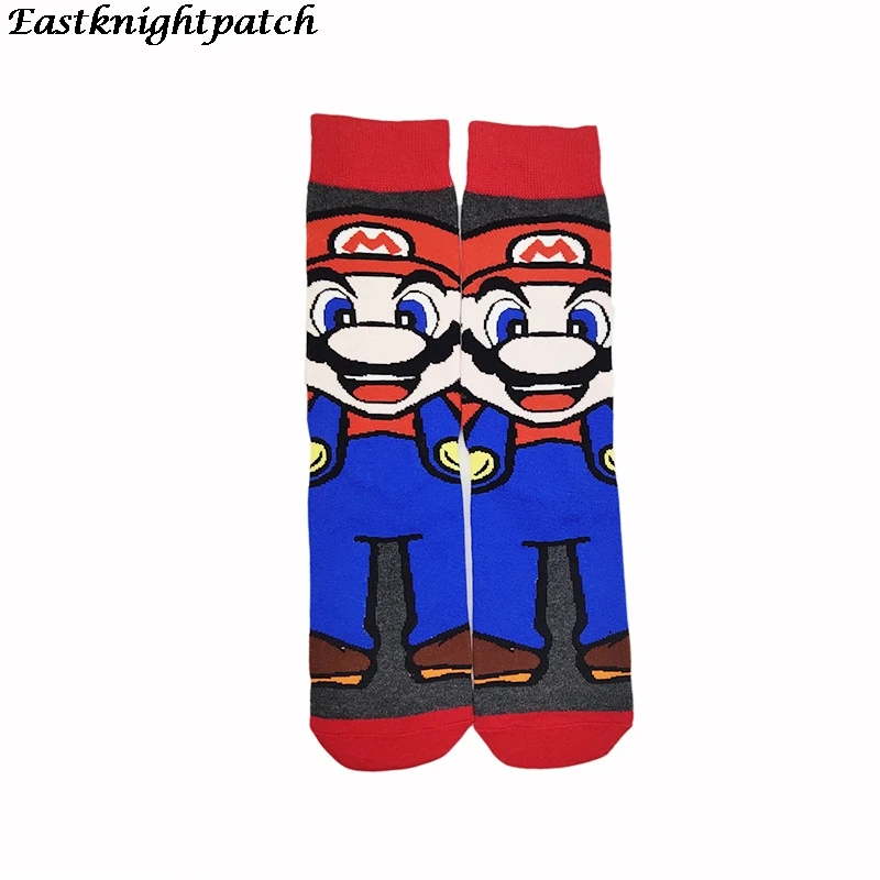 

20Pair E2730 New Mens Woman Cartoon Horror Character Sock Cartoon Pattern Hip hop Cool Socks Long Skate Funny Colorful Socks