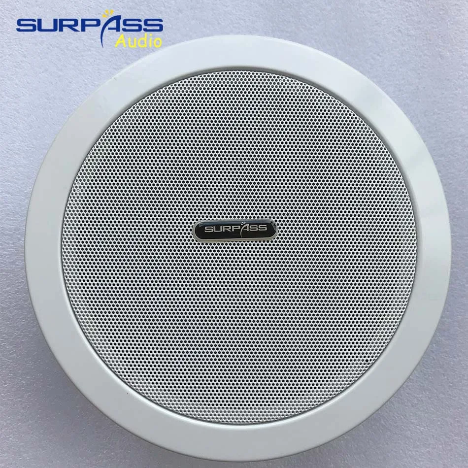 6 5 дюймовый потолочный динамик с задней крышкой для домашней фоновой музыкальной