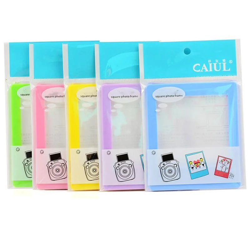 5PCS Small Photo Frame For Fujifilm Instax Polaroid SQ1/SQ10/SQ20/SQ6 Fresh Three-dimensional Decoration Case Cover | Электроника
