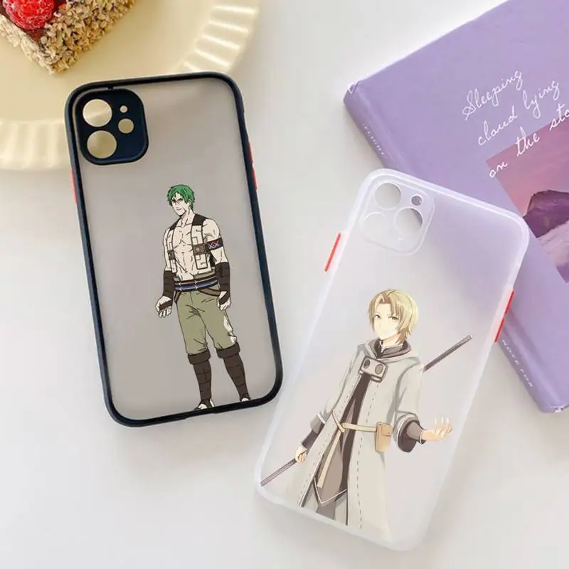 

roxy mushoku tensei Phone Case for iPhone 13 12 XS 11 pro max mini se2020 7 8 plus X XR matte transparent shell soft funda coque