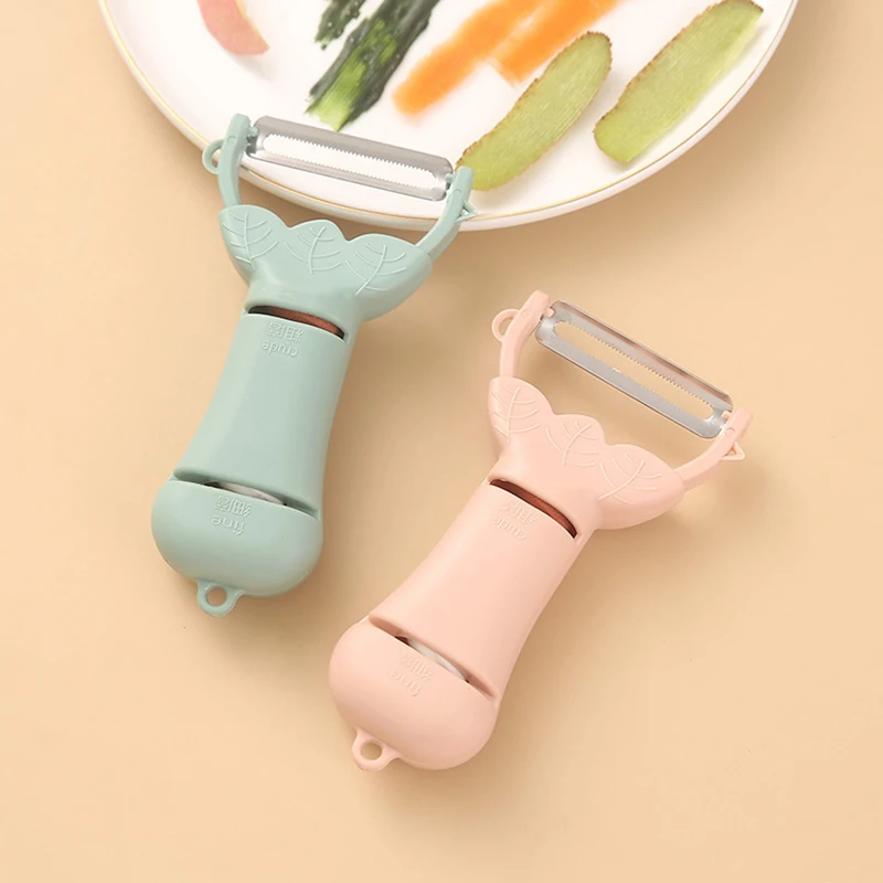 

1PC Multifunctional Peeler Fruit Vegetable Peeler Stainless Steel Double-Position Whetstone For Household Peeler Kitchen Tools