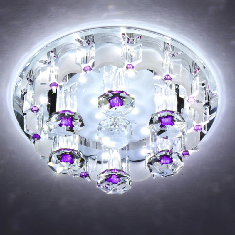 12W LED modern living room crystal hallway Ceiling Lights LED Ceiling lamps aisle Corridor lights