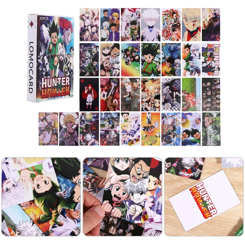 30 шт./коркор. Hunter X Аниме ЛОМО карточка открытка игрушка Гон Freecss Killua Zoldyck бумага