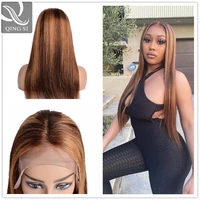 straight closure remy human hair wig women highlight wig human hair brown honey blonde ombre human hair wigs brazilian 13x4 lace