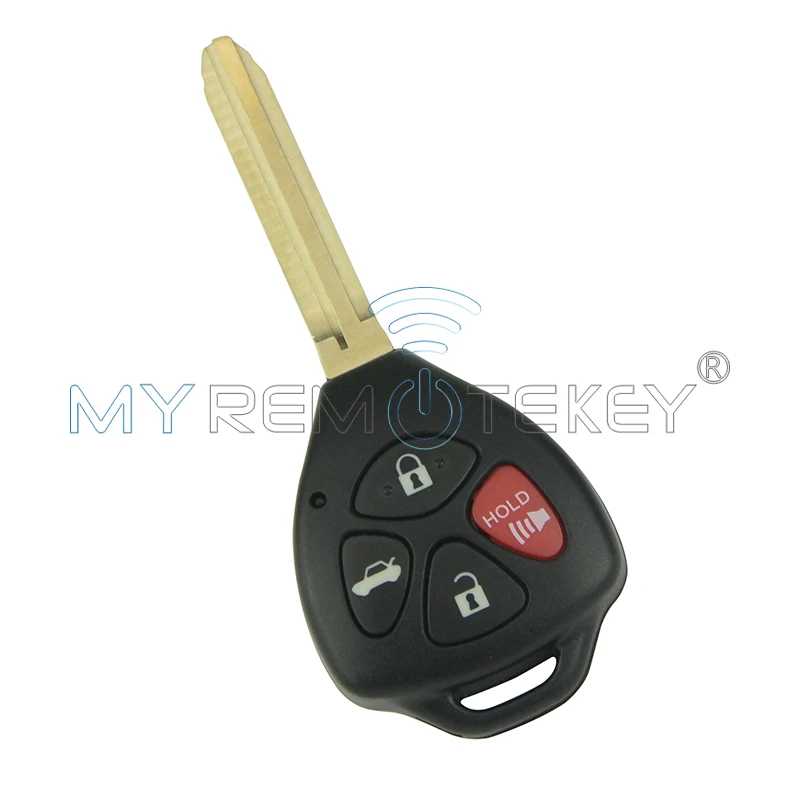 RAV4 Corolla Camry автомобильный дистанционный ключ 4 кнопки TOY43 4D67G чип для Toyota 315Mhz remtekey |