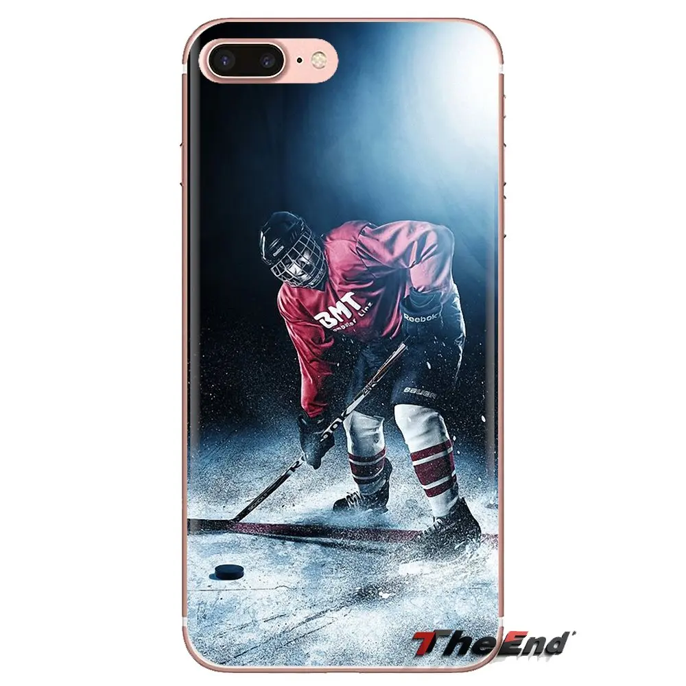 For Huawei G7 G8 P7 P8 P9 P10 P20 P30 Lite Mini Pro P Smart Plus 2017 2018 2019 Love Sport Ice Hockey Team Transparent Soft Case |