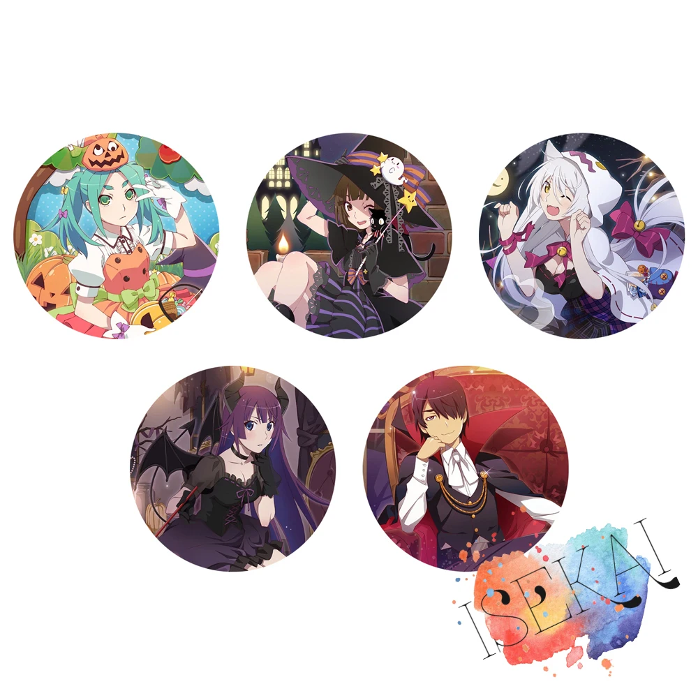 Значок аниме серии Monogatari Araragi koyoyomi Yotsugi Hitagi Oikura Sodachi Sengoku Nadeko металлический значок