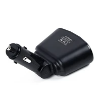 digital usb charger car minivan suv cigarette lighter socket adapter rotation