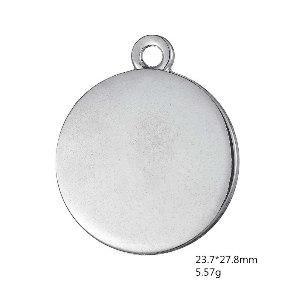 Skyrim полированные Пустые Подвески Сделай Сам гравировка серебряный золотой кулон