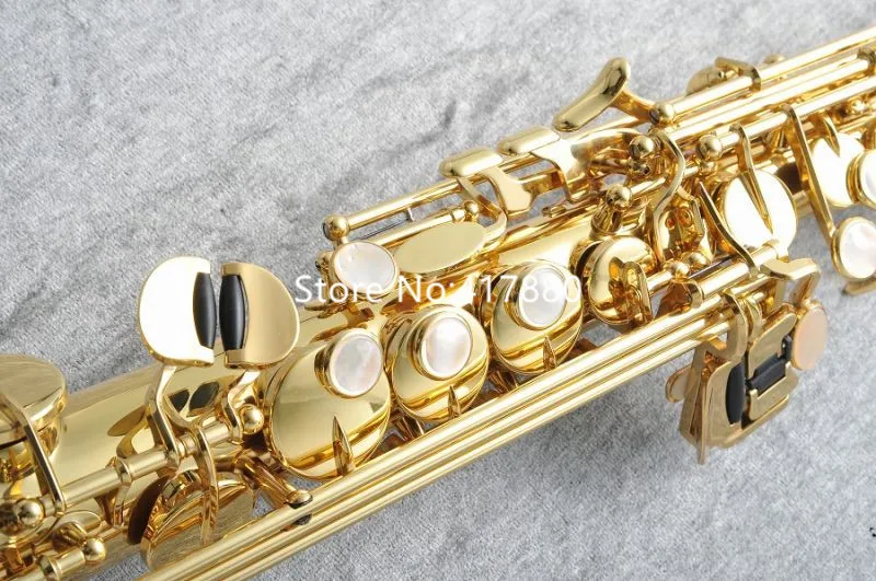 High Quality MARGEWATE Brand S-901 B flat Soprano Saxophone Brass Music Instruments Sax With Case Mouthpiece Free Shipping | Спорт и