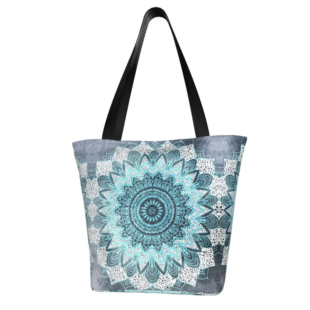 

BOHOCHIC MANDALA Bohemian Shopping Bag Print Retro Polyester Business Handbag Woman Gift Bags