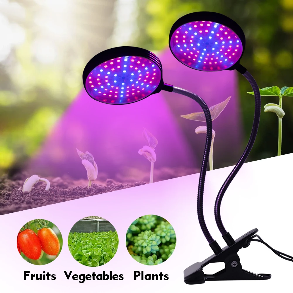 

5V USB LED Grow Light Full Spectrum Phyto Growth Desktop Clip Lights Indoor Plant Box Tent Lamp Greenhouse Flower Seed Phytolamp