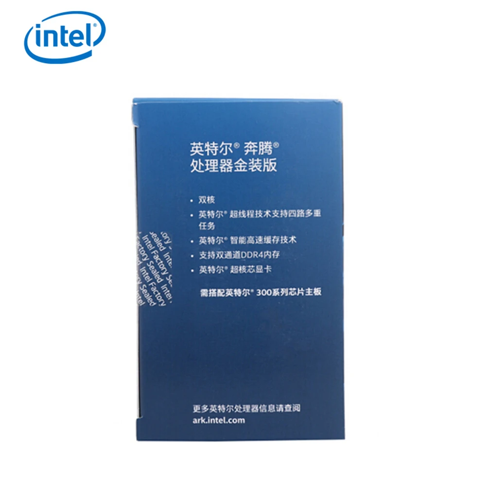 Intel Pentium Gold G5400 настольный процессор 2 ядра 3 7 ГГц LGA1151 300 серия 54 Вт/58 Вт