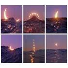 Алмазная живопись полный квадратныйкруглый Сумерки Landspace многокомпонентная вышивка ручной работы украшение для дома мозаика творческое искусство