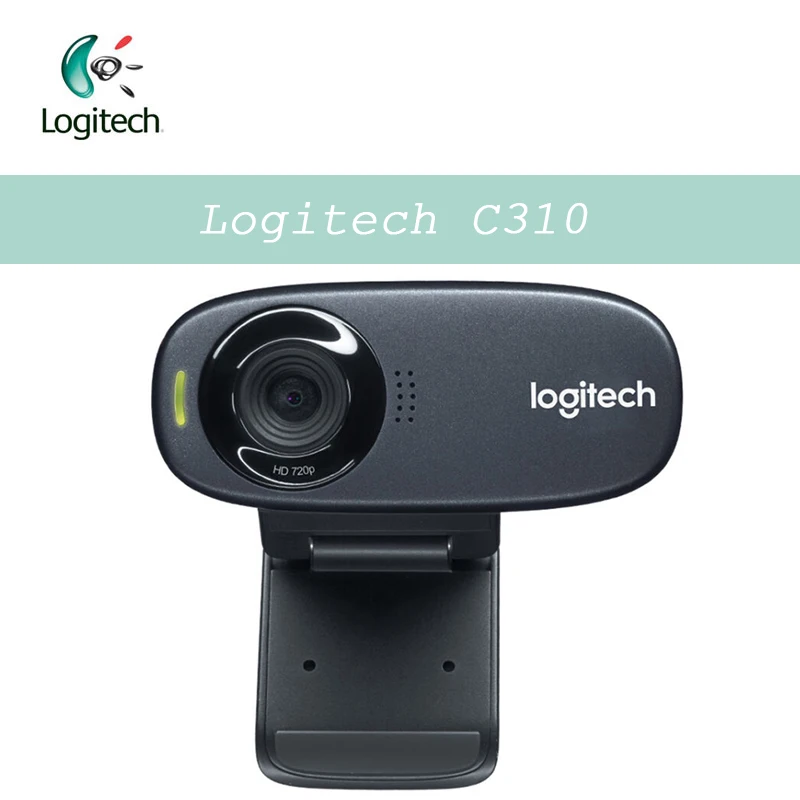 Веб-камера logitech C310 HD 720P с фотографиями 5 Мп Встроенный микрофон Поддержка
