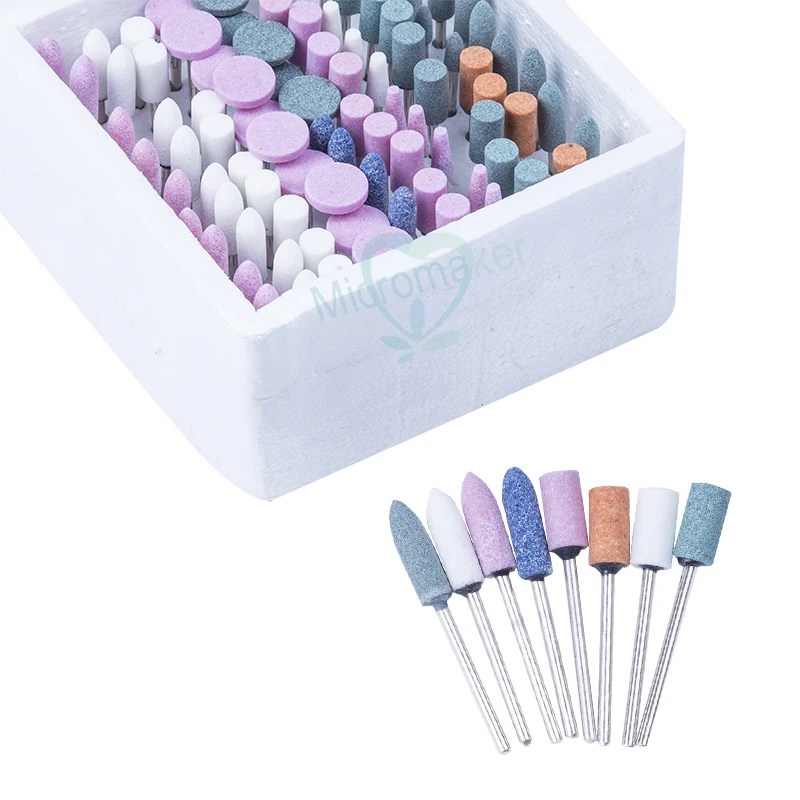 Стоматологические 100 шт Смешанные стоматологические лабораторные гравия