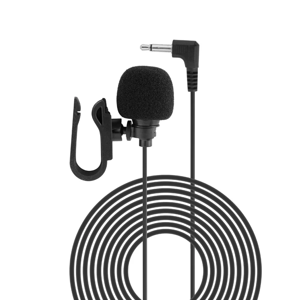 Автомобильный аудио микрофон с разъемом 3 5 мм стерео мини проводной внешний для