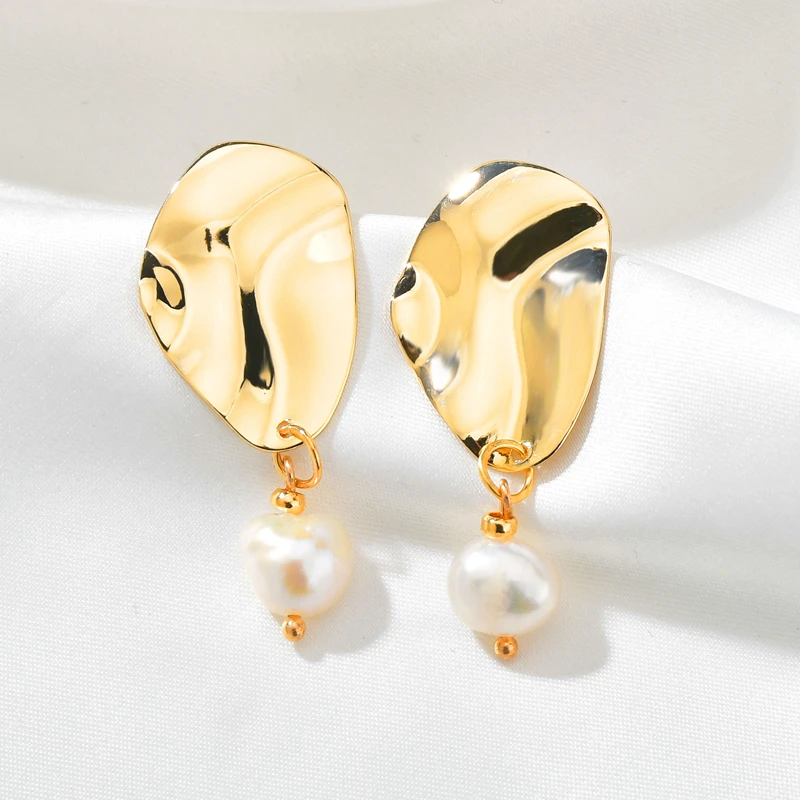 Новые серьги-подвески в форме крючков из нержавеющей стали 316L геометрические