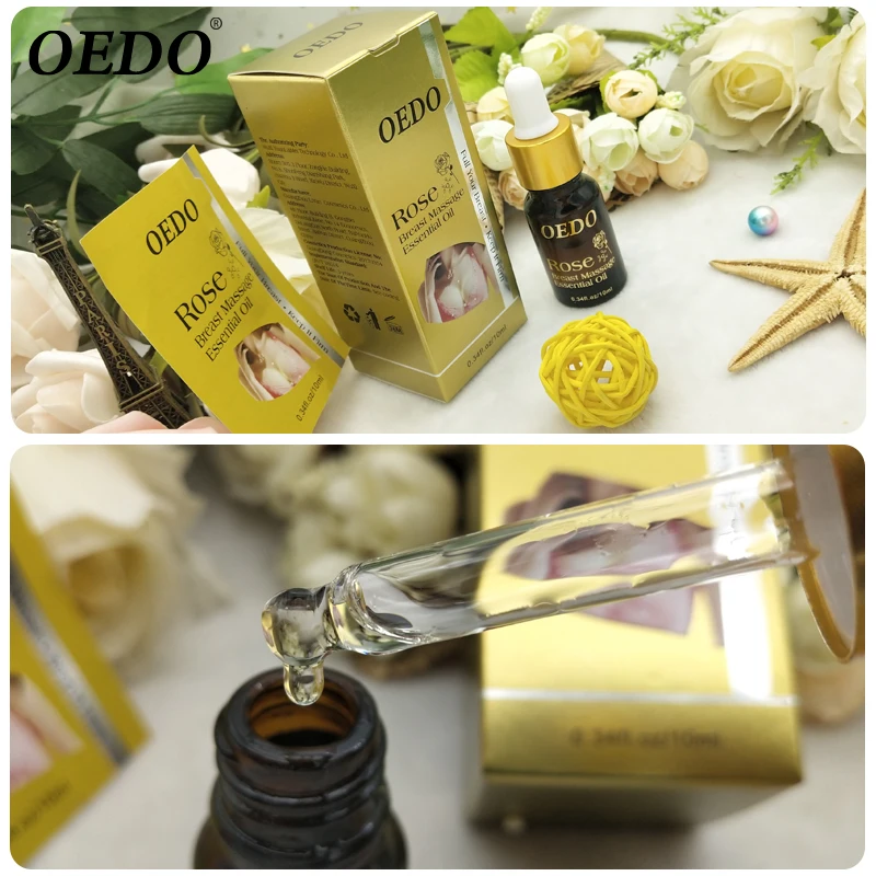 Масло для увеличения груди OEDO Rose Plant Enhancer массажное масло Лечение