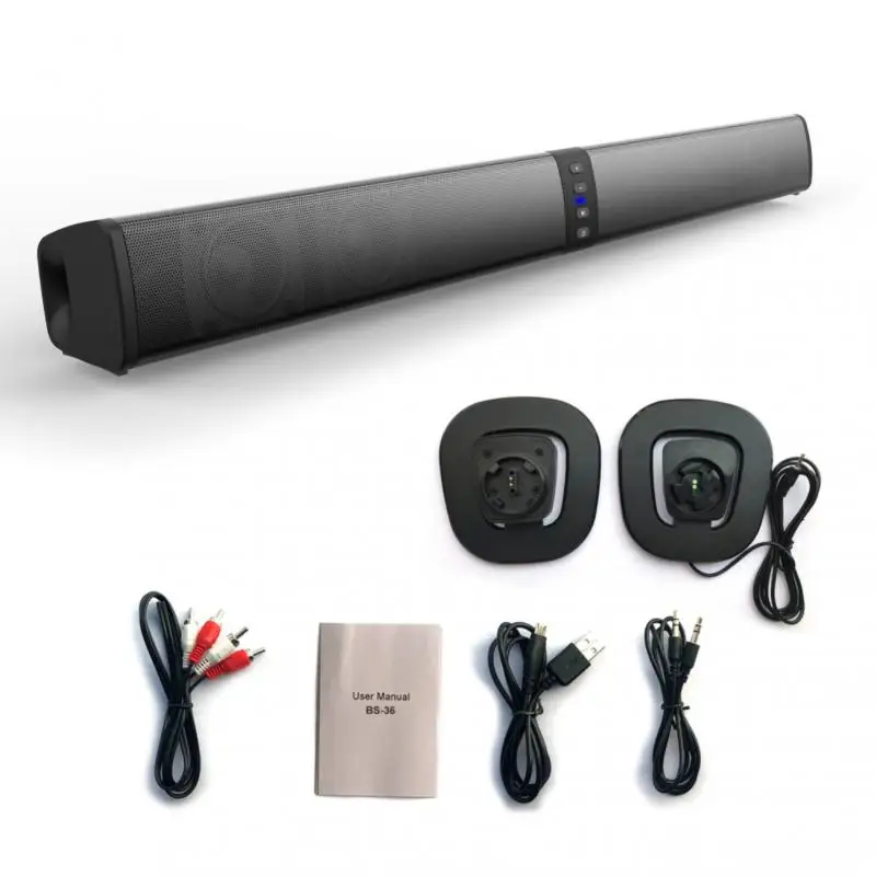 

USB TV Sound Bar Wired and Wireless Bluetooth-compatible Home Surround SoundBar for PC Theater TV Speaker