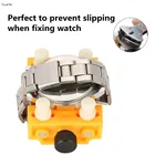 Набор инструментов для открывания часов, регулируемый фиксатор часового механизма, черный, желтый, синий цвета