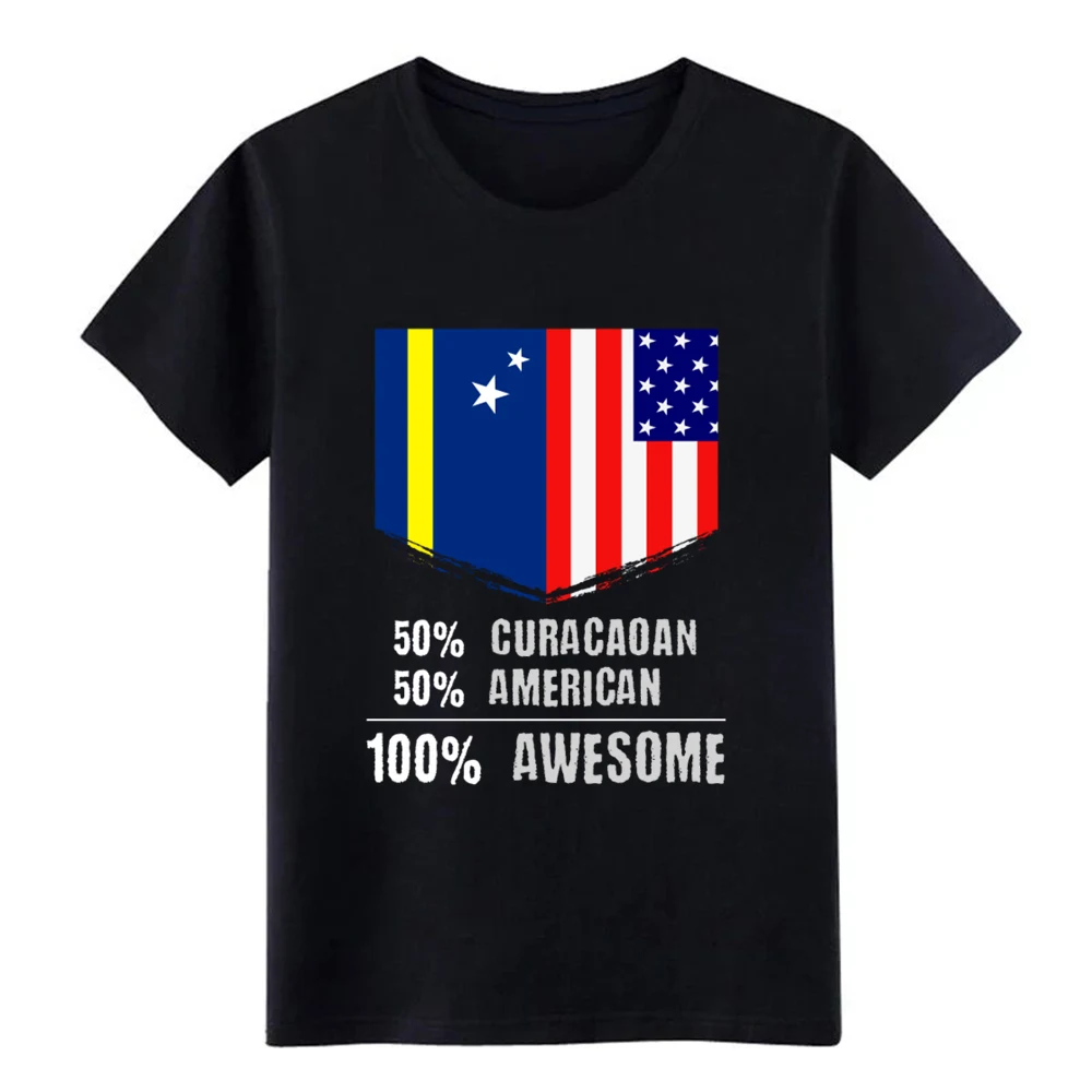50 curacaoan американский стиль 100 потрясающая футболка мужская на заказ короткий