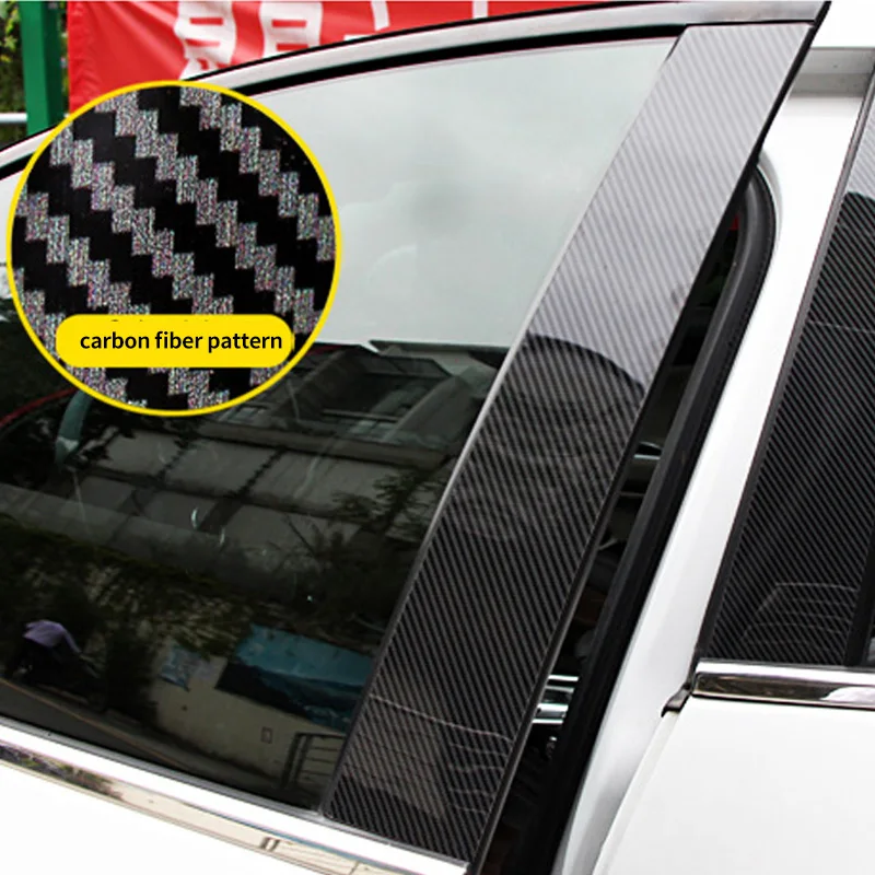 Наклейка на окно автомобиля центральный столб отделка Внешнее украшение пленка