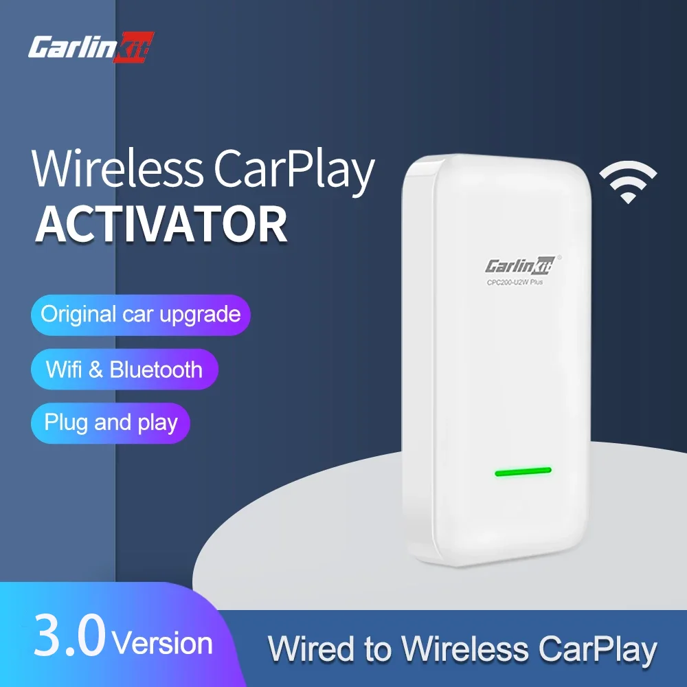 Carlinkit 3 0 беспроводной активатор CarPlay для Audi Porsche VW Volvo Kia Mazda Peugeot Skoda Carplay2Air Plug And Play USB