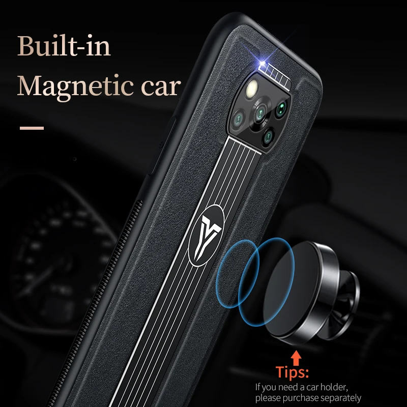 shockproof slim armor car magnetic bracket mobile phone case for xiaomi poco x3 nfc redmi 9 redmi note 9pro redmi k20 phone case free global shipping