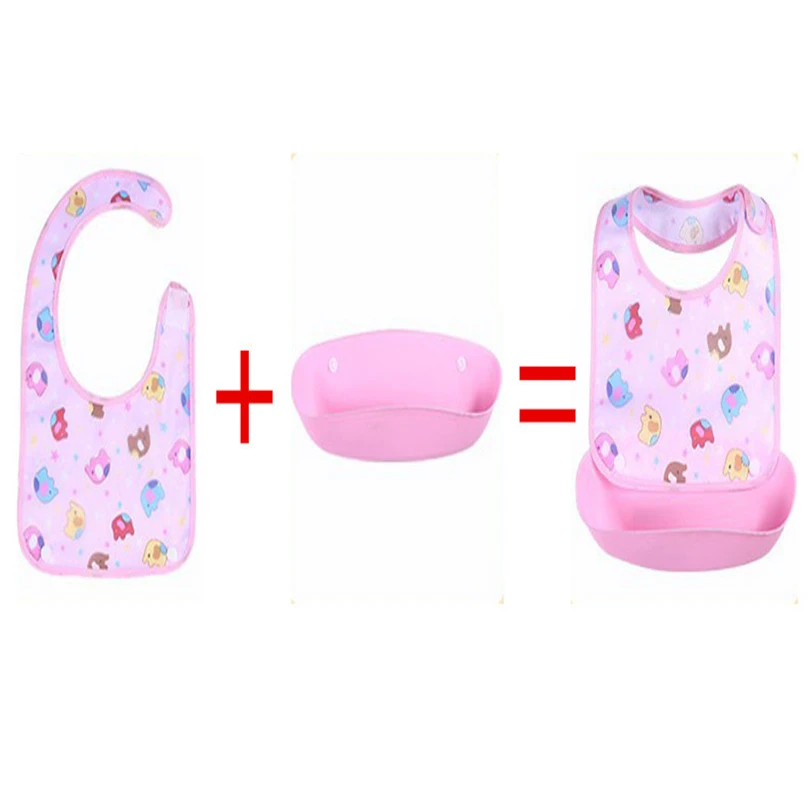 Нагрудник для новорожденных мальчиков и девочек с изображением животных из