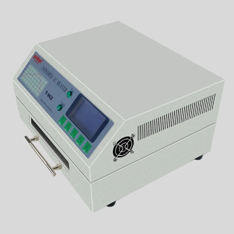 Настольная духовка T-962 110V/220V 800W с инфракрасным нагревателем IC паяльная машина
