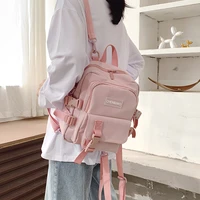 fashion small backpack canvas women kawaii mini backpack anti theft shoulder bag school bag for teenager girls school backapck