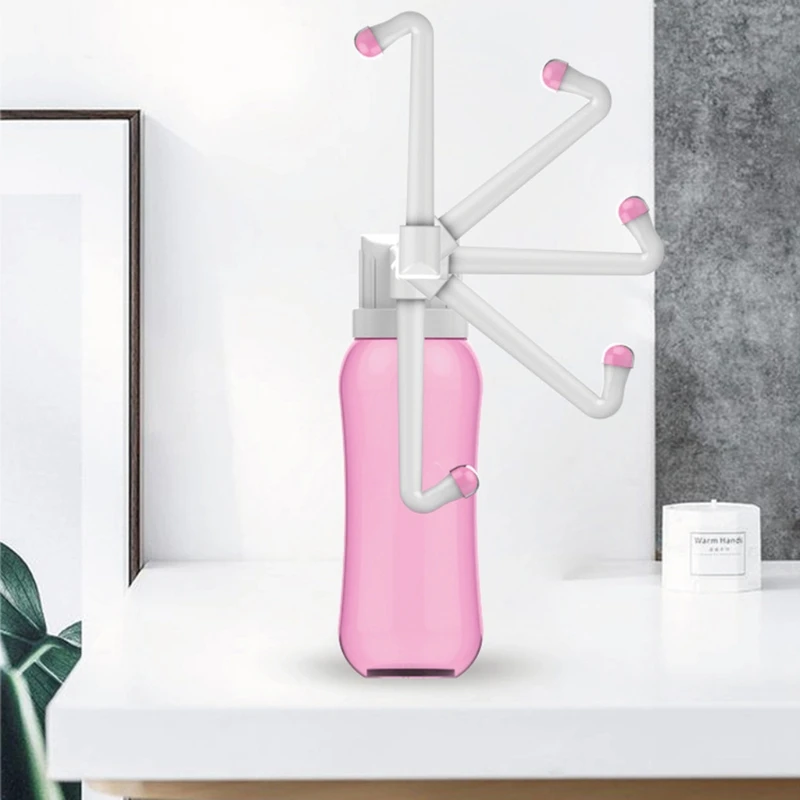 500ml Portable Handheld Personal Bidet Vulva Flusher Privates Douche Anus Cleaner Long Pointed Nozzle Spray Washing Tool - купить по