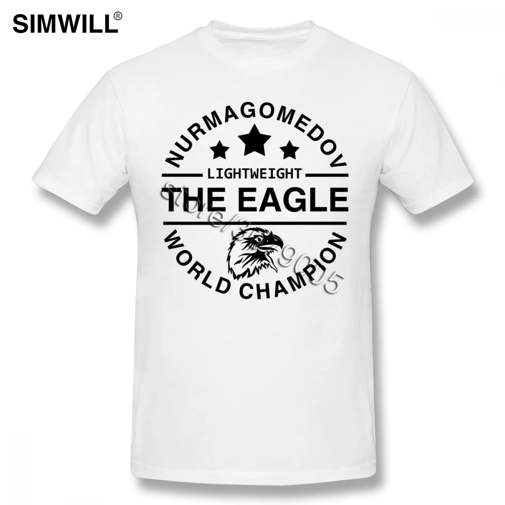 Мужские рубашки с орлом персональный Хабиб нурмагомедов футболки коротким