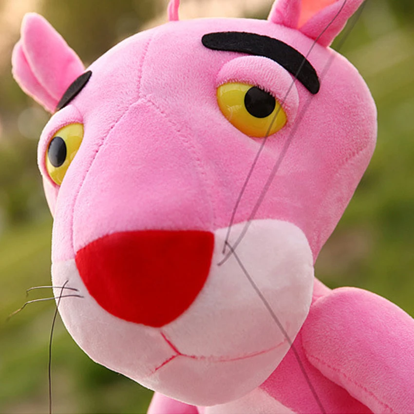

Skyleshine 50cm Pink Panther Plush Toys Cute Sofa Decorations Stuffed Animal Kids Gift For Babys#ML0192