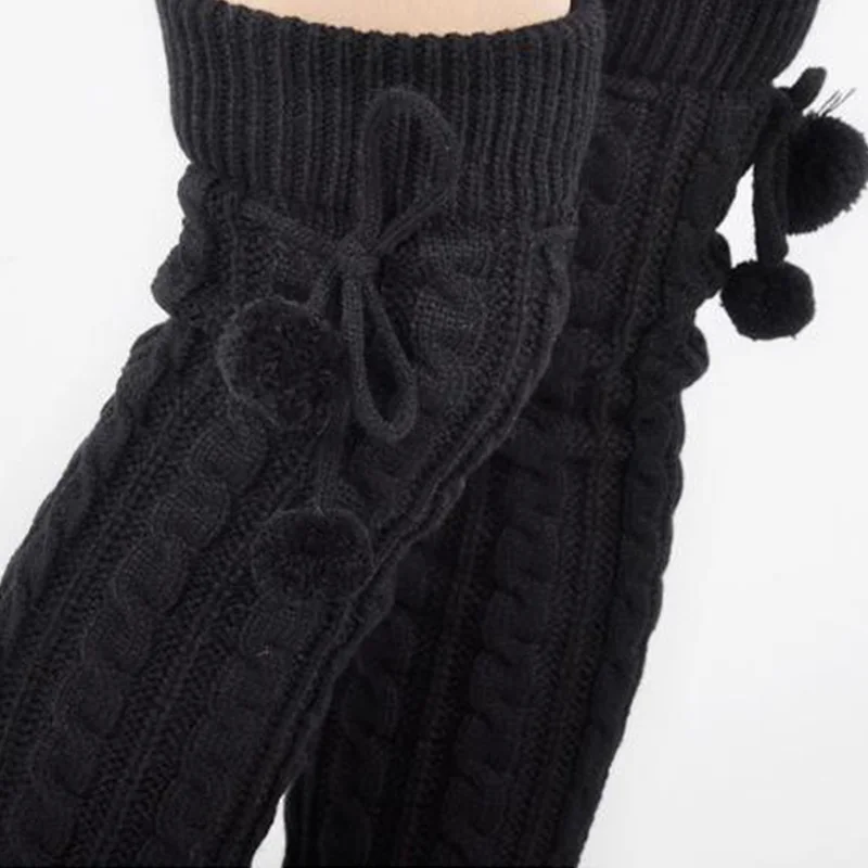 YOZIRON женские длинные зимние гетры выше колен Повседневные осенние акриловые