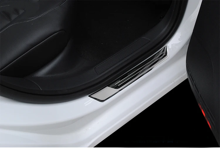Для Фольксваген Гольф 7 MK7 2011- нержавеющая сталь порога полосы добро пожаловать педали отделка Авто Стайлинг наклейки аксессуары
