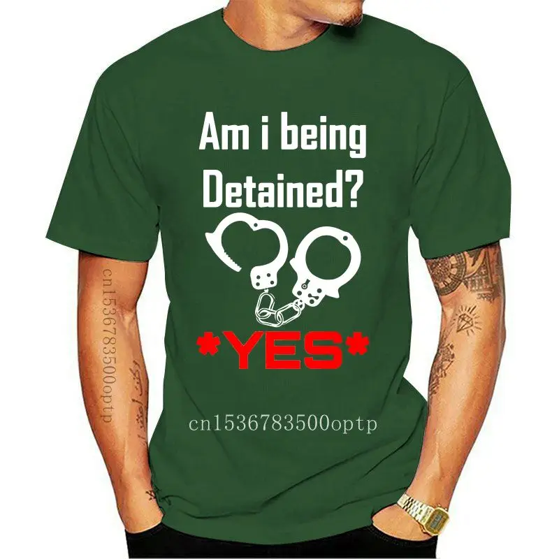 

New Detained Lovers Day T-Shirt Men Yes T Shirt Funny Saying Tshirts Custom Summer Clothing Cotton Fabric Tops Hipster Tee Black