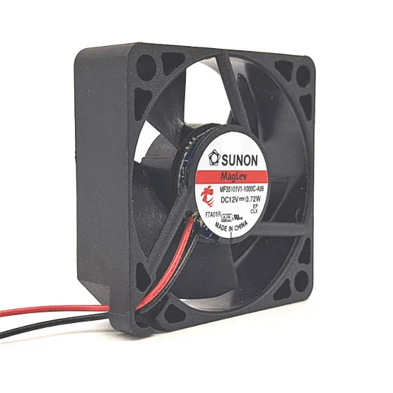 2 шт MF35101V1-10000-A99 MF35101V1-1000C-A99 35 мм DC 12 В 0,72 Вт 35x10 мм для SUNON