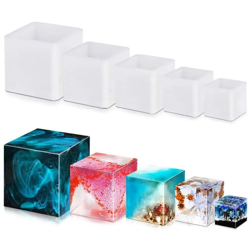 

DIY Cube Resin Mold UV Epoxy Crystal Silicone Mold Jewelry Crafts Handmade Jewelry Making Tools Mold Accessories Diy Tooling