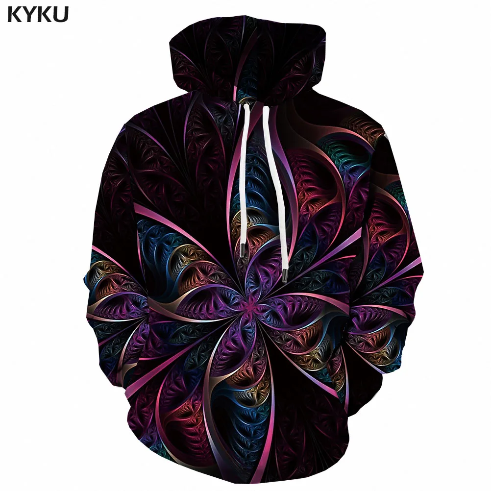 3d Толстовки с цветами Мужская психоделическая толстовка геометрическим принтом