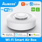 Aubess Tuya Wi-Fi датчик CO2, детектор качества воздуха, монитор формальдегида, измеритель углекислого газа, анализатор воздуха Smart Life