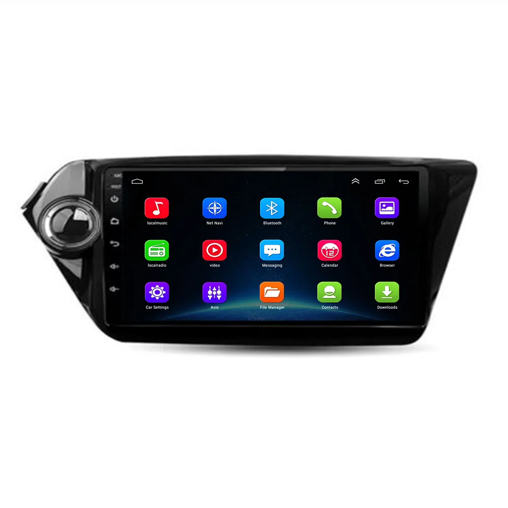 Android 10 2din автомобильный Радио gps навигация мультимедийный плеер для Kia RIO 3 4 Rio 2010 2011