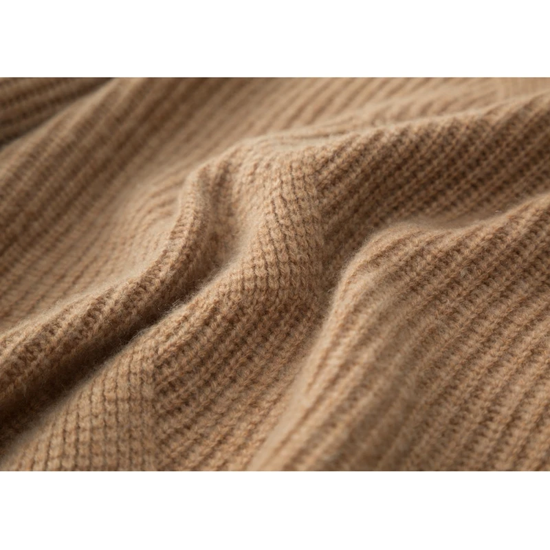 thick cashmere brown top knitted sweater oversize blouses turtle neck ladies tops long sleeve pullovers blouse women jumper wool