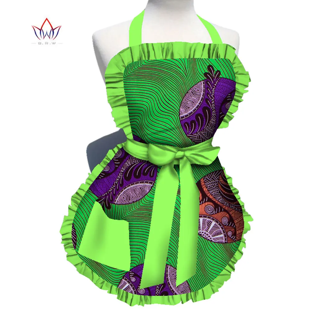Новое поступление 2020 модные африканские женские Кухонные фартуки традиционный