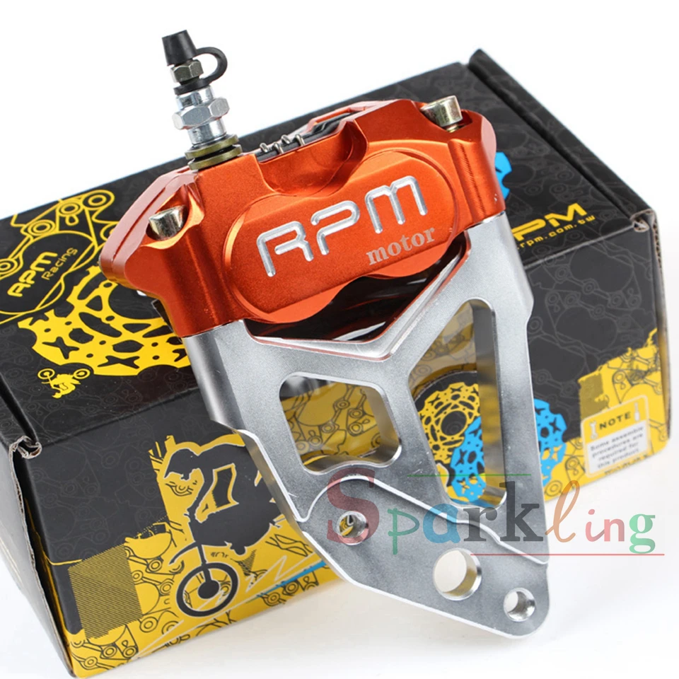 Универсальный мотоциклетный тормозной суппорт 82 мм с переходным кронштейном