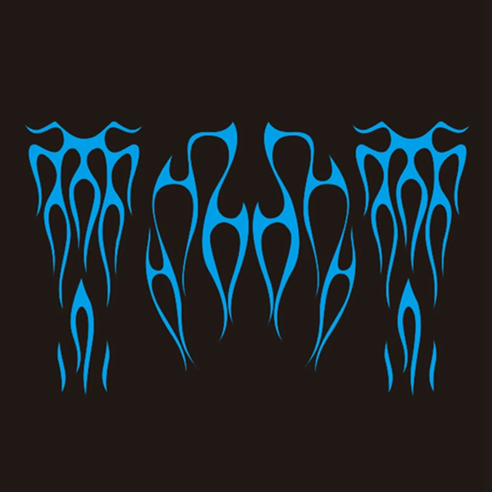 

Motorcycle Flame Gas Tank Decals Stickers For Honda Shadow VT750 Universal